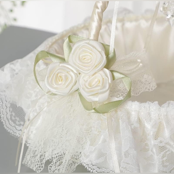 Set of 2 Flower Girl Baskets - Picture 5 of 16